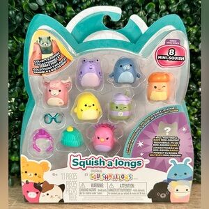Squish-a-longs by Squishmallows Fitzwilliam the Highland Cow 8-Pack